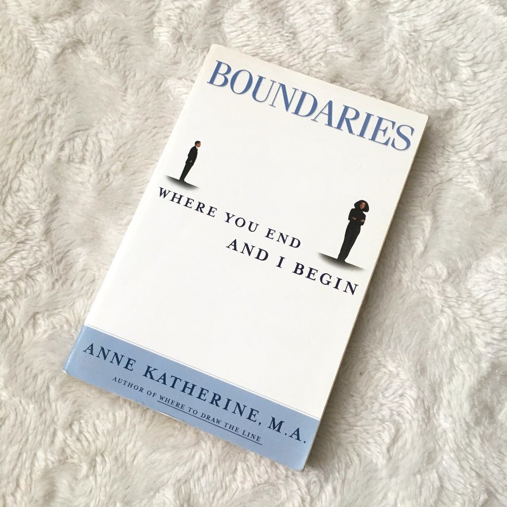 'Boundaries Where You End and I Begin' Anne Katherine Softcover Copy 2